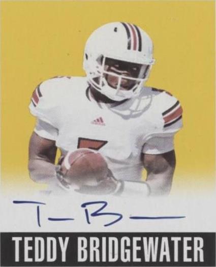 2014 Leaf Originals Teddy Bridgewater #A-TB1 - 1 of 2