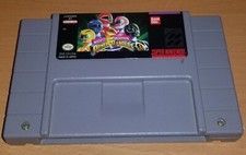 SNES Mighty Morphin Power Rangers MMPR Super Nintendo 1994 Authentic Cartridge