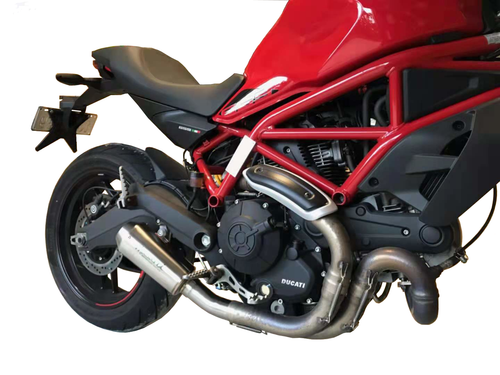 Ducati Monster 659 ABS 2017 - 2022 Musarri GP Street Series S/S Slip-on Exhaust - Picture 7 of 7