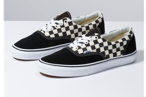 vans era black white