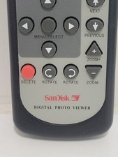 SanDisk SDV-1A Digital Photo Viewer Black and Gray Remote Control w/Batteries