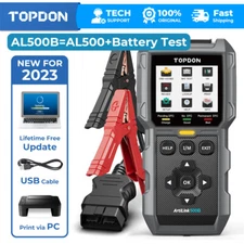TOPDON 12V Car Battery Tester Charging System Analyzer & Diagnostic Scanner Tool