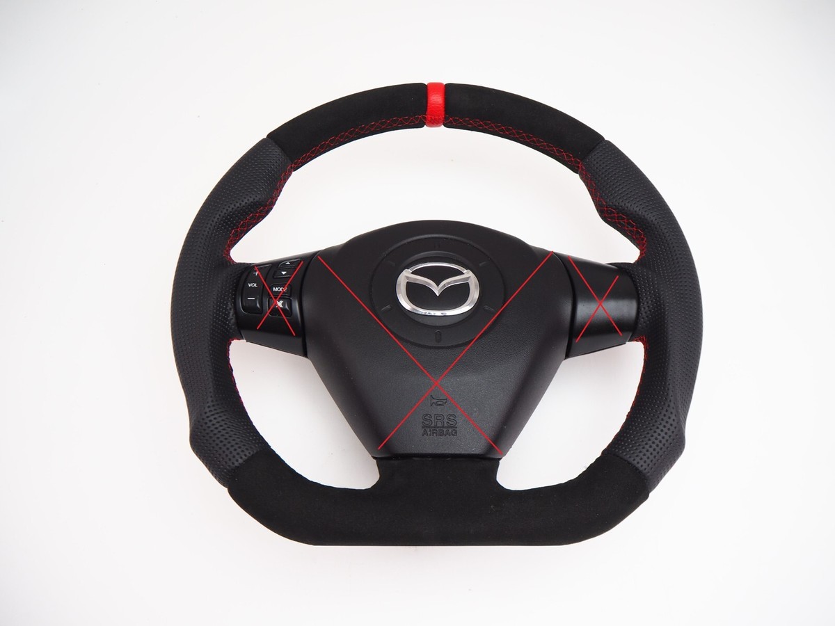 MAZDA RX-8 R2 Flat Bottom Steering wheel included Volante fit