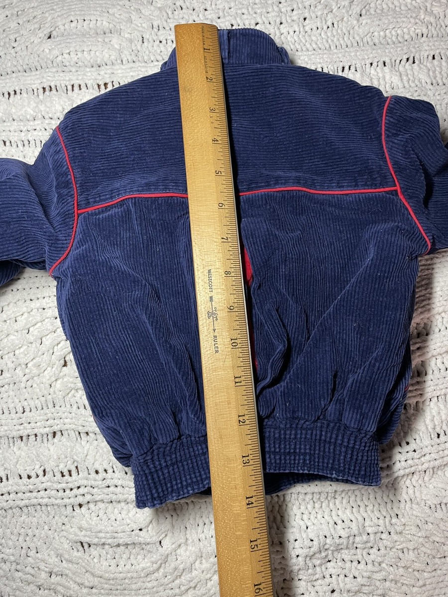 Vintage Size 4t Mario Di Firenze Boys Blue Corduroy Jacket
