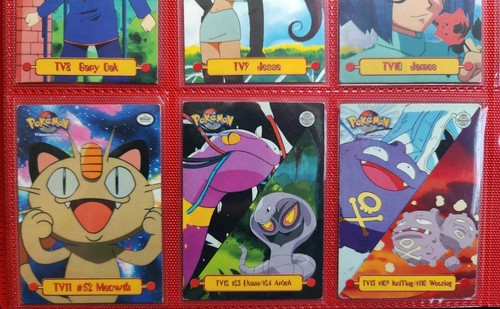 Complete TV5-TV1 Full Set Pokemon Topps Animation Edition Puzzle Card Check List - Picture 10 of 12