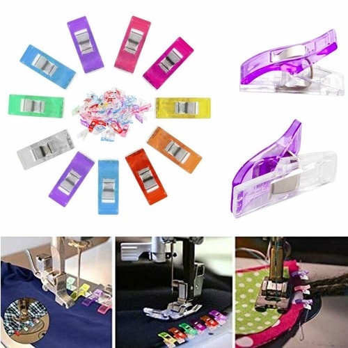 50/100PCS DIY Clips Clamp for Craft Quilting Sewing Knit Crochet Multicolor US - Picture 6 of 14