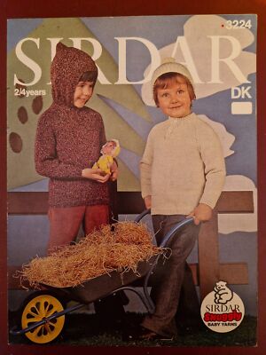 Sirdar - DK - Kinder Pullover & Mütze - Original Strickanleitung K165