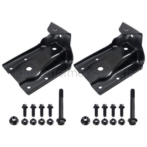 Rear Leaf Spring Hanger Bracket & Shackle Kit For Chevy Silverado GMC Sierra US - Picture 5 of 10