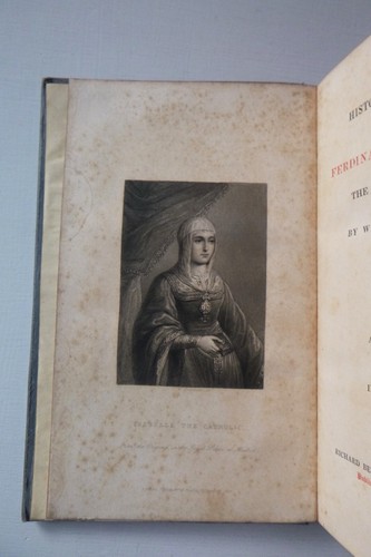 2 Vol History of the Reign of Ferdinand & Isabella, Prescott (Hardcovers, 1839)I - Picture 4 of 7