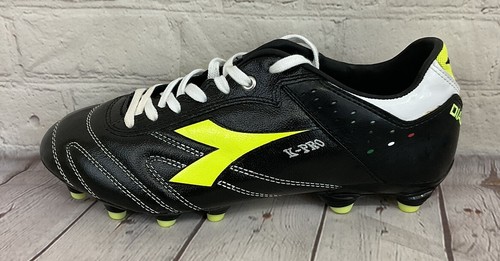 Diadora C3444 Italica K Pro MG14 Men's Soccer Cleats Black Yellow White US 7 - Picture 12 of 13