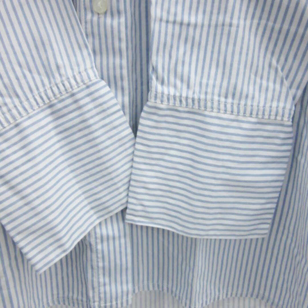 Frey ID Shirt Long Sleeve Striped F Light Blue MO Used Frey ID Shirt Long Sleeve Striped F Light Blue MO Used