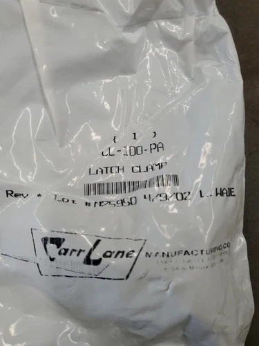 Carrie Lane CL-100'PA LATCH CLAMP