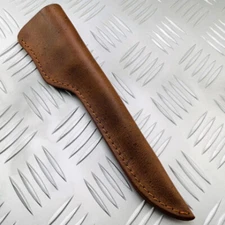 Cowhide Leather Straight Knife Scabbard Sheath Case Long Knife Cowhide Pouch h