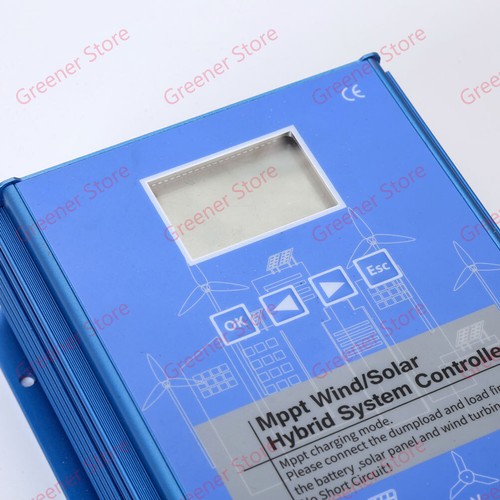 2000W Solar & Wind Hybrid MPPT Charge Controller 12V 24V 48V Regulator Bluetooth - Picture 7 of 12