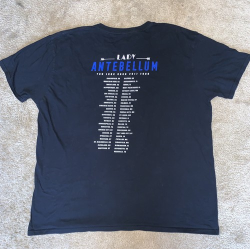 Lady Antebellum You Look Good 2017 Tour T-Shirt Men’s XL Black - Picture 4 of 4
