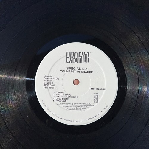 SPECIAL ED Youngest In Charge LP Vinyl ( Promotional )1989 Profile Records Dj’s - Picture 18 of 24