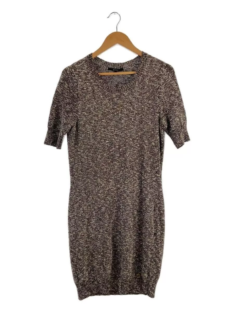 Robe tricotée GUCCI, manches courtes, logo imbriqué GG femme décontractée taille M
