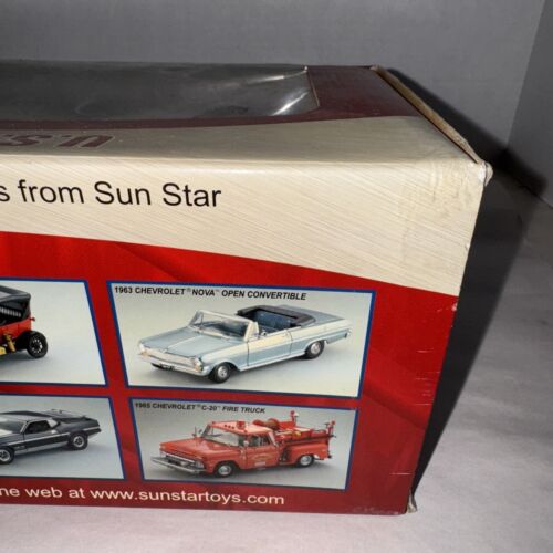 1 18 Sunstar 1982 CHEVROLET CAMAROCALIFORNIA HIGHWAY PATROL Black - Picture 5 of 12
