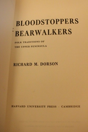 Bloodstoppers and Bearwalkers: Folk Tales of Canadians... by Richard M. Dorson - Bild 4 von 4