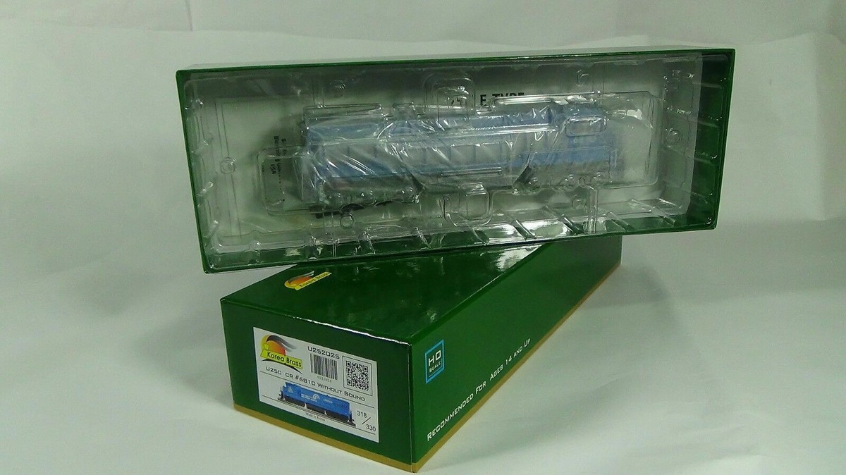 Korea Brass HO 1/87 Scale GE U25C U252025 Conrail #6810 DC Korea Brass HO 1/87 Scale GE U25C U252025 Conrail #6810 DC