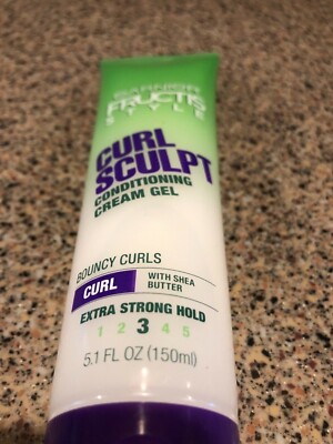 Garnier Fructis Style Curl Sculpt Conditioning Cream Gel For Curly