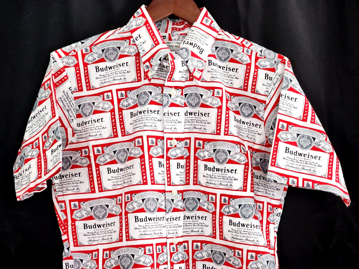 60s Budweiser Label Line 半袖 オープンカラーシャツ 60s Budweiser Label Line オープンカラーシャツ - メルカリ