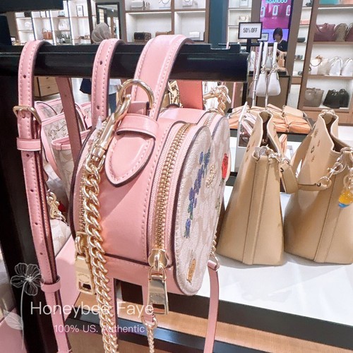Bandolera Coach X Observed By Us Heart nueva con etiquetas en lona exclusiva con estampado CU373 - Imagen 5 de 16