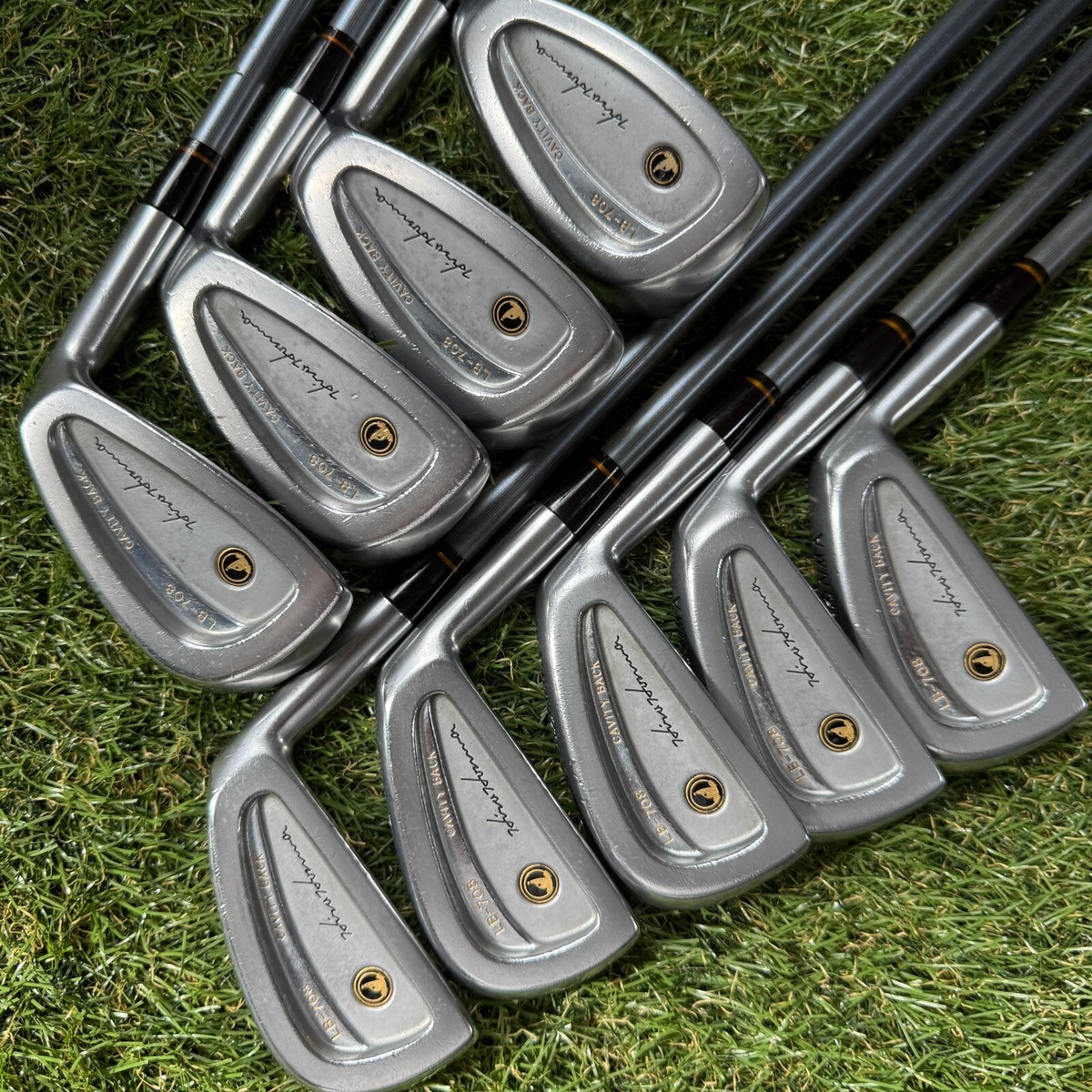 Set Of 10 x Honma LB-708 New H&F Irons 3-SW Regular Steel Shafts Set Of 10 x Honma LB-708 New H&F Irons 3-SW Regular Steel Shafts