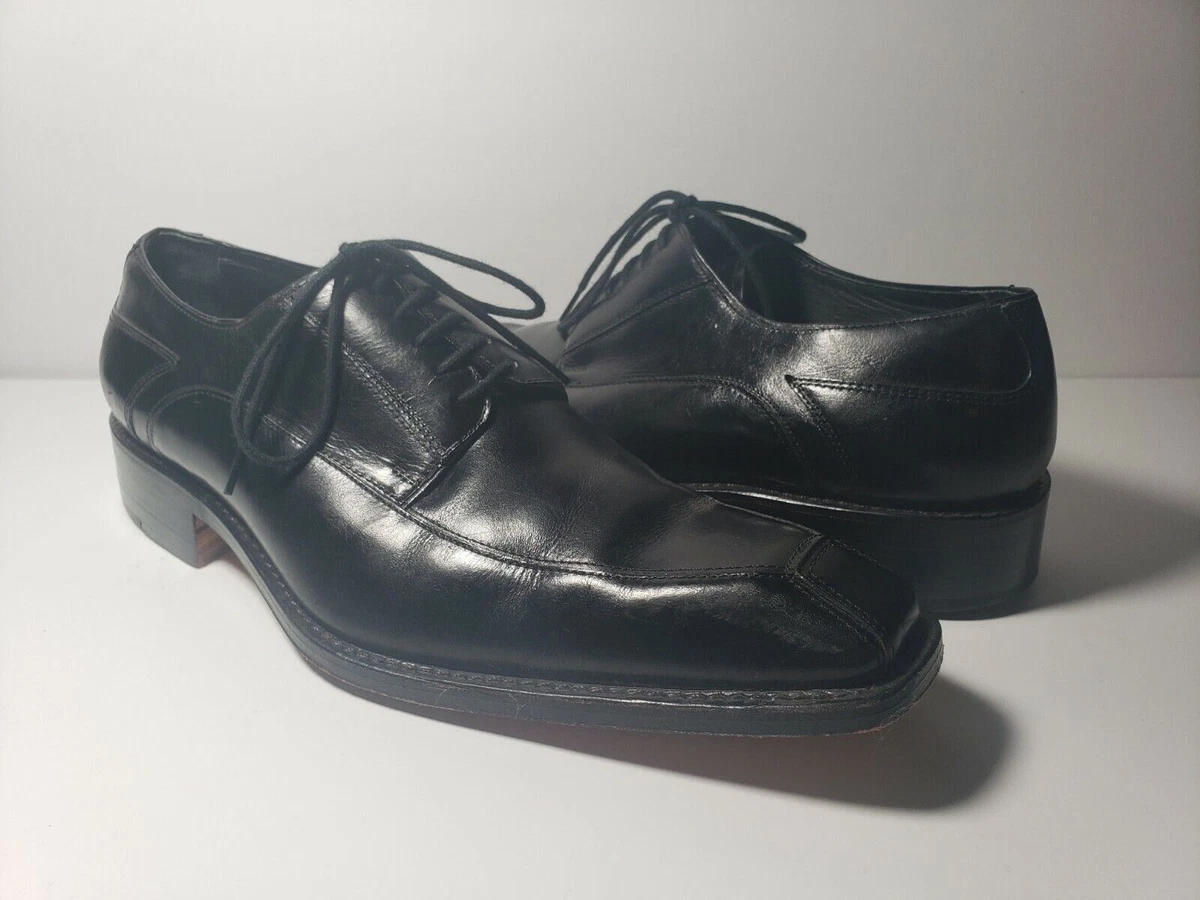 Mens black dress shoes size best sale 1