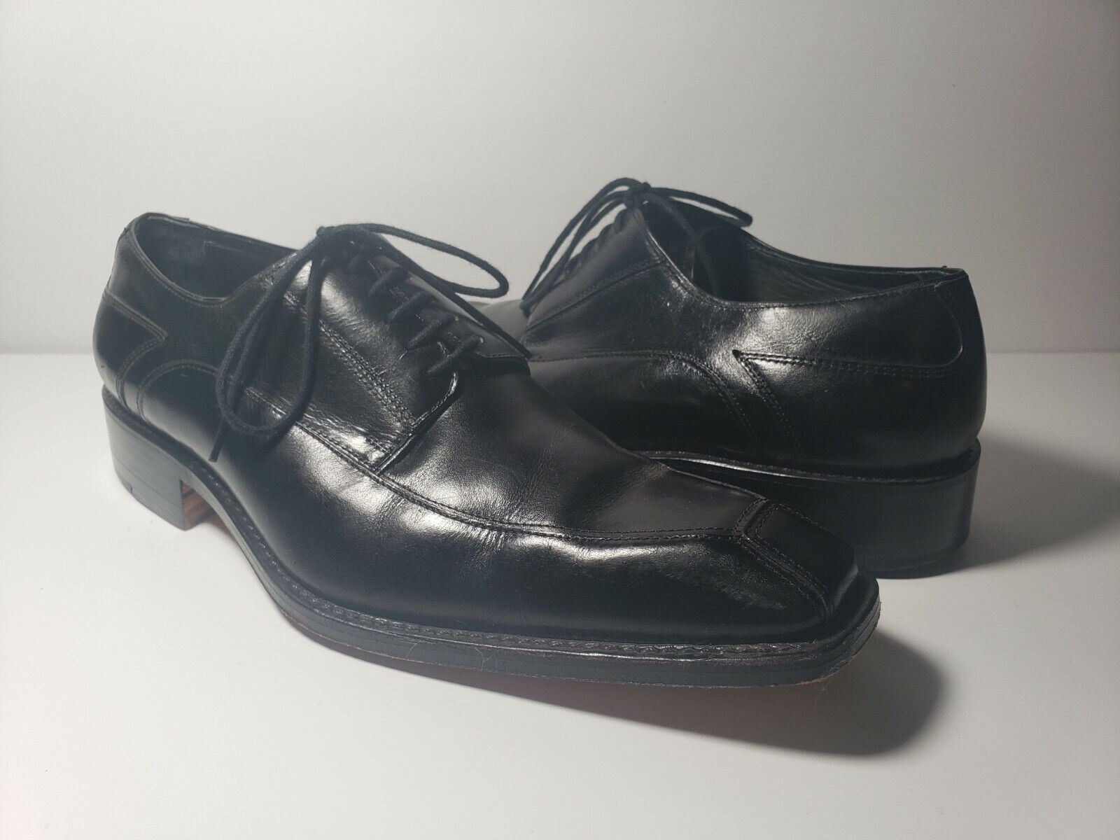 Scarpe eleganti Yves Saint Laurent da uomo nere Derby Rive Gauche Taglia 7