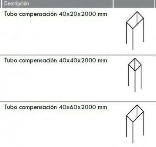 Perfil compensación para mampara de aluminio acabado en plata brillo - 4 cm. - Imagen 3 de 3