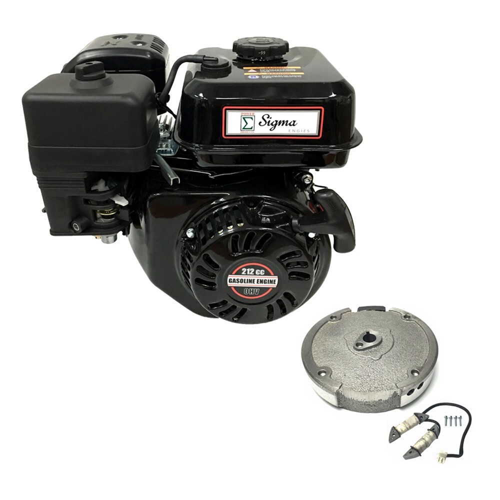 Sigma 6.5HP 212CC Gas Engine Minibike Go Kart Snow Blower W