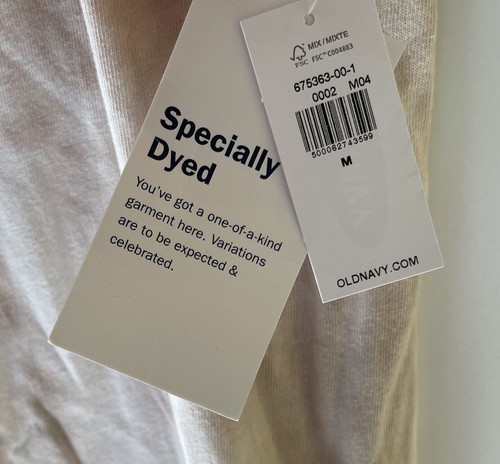 NWT Old Navy Tie Dye T-Shirt Dress Crew Neck Short Sleeve Size M Casual Soft - Picture 5 of 5