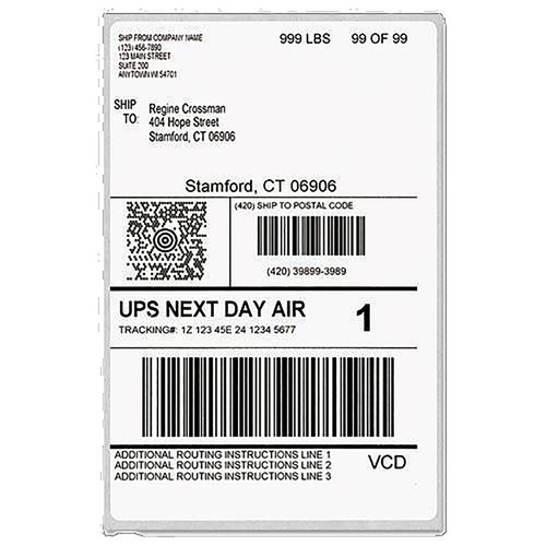 4000 - 4x6 Fanfold Direct Thermal Shipping Labels for Zebra & Rollo Printers USA - Picture 4 of 8