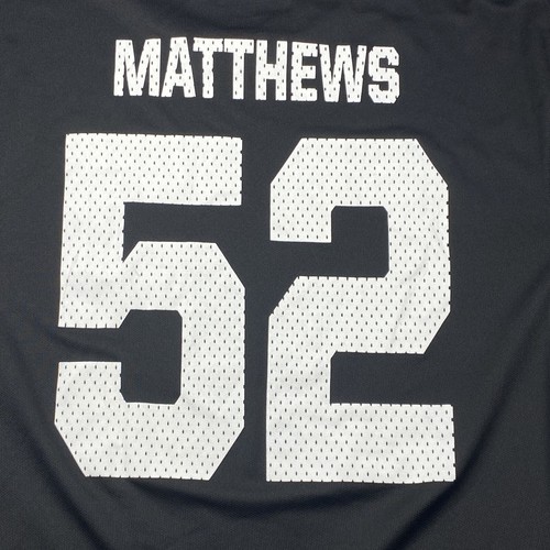 Maglia Green Bay Packers uomo XL #52 Clay Matthews NFL abbigliamento squadra nera usata in ottime condizioni - Foto 12 di 14