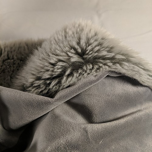 IKEA Gray Faux Fur Pillow Cushion Cover Case Emelinda 65x65cm 26x26" 104.876.18 - Picture 11 of 11