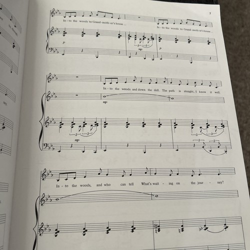 INTO THE WOODS : Vocal Selections ~ Stephen Sondheim ~ 7 SONGS songbook, music - Picture 6 of 8