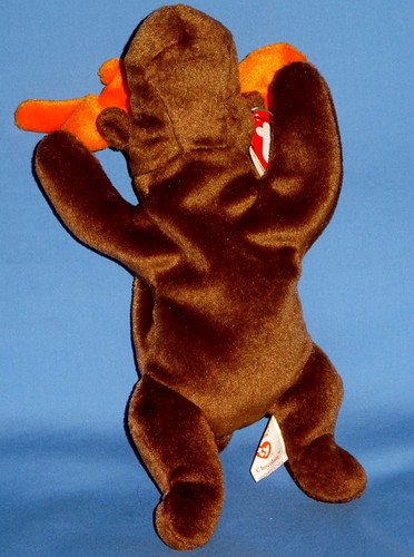 Ty plush Chocolate The Moose;1993;beanbag animal;Beanie Babies NWT - Picture 5 of 6