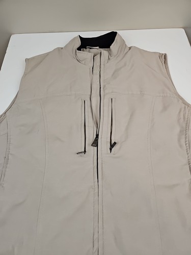 Scottevest SEV Tec Mens Beige Tan Travel Vest Size XXL Multiple Zip Pockets - Picture 5 of 18