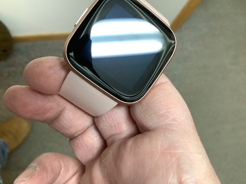 Fitbit Versa 2 - Health & Fitness Smart Watch Copper Rose Pink Band small size - Zdjęcie 2 z 7