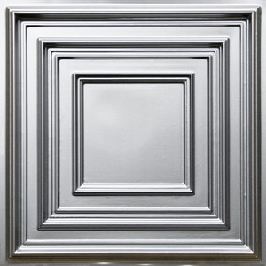 Details About Faux Tin Pvc Decorative Ceiling Tile 2 X2 25 Pack Silver 222 Drop In Glue Up