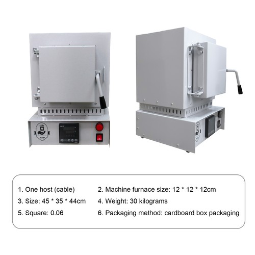 Horno de Quemamiento Dental 1500W Controladores de Temperatura KSW Horno de Resistencia EE. UU. - Imagen 13 de 19