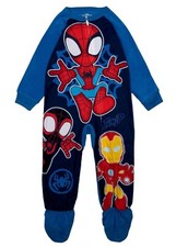 Spiderman One Piece Pajamas Boy Girl Toddler 2T 3T4T 5T Blanket Sleeper Disney