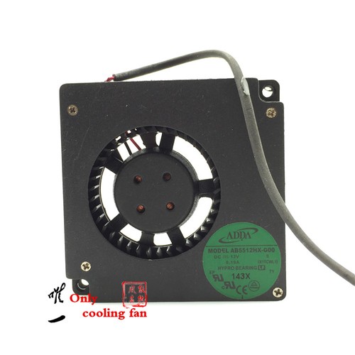Original ADDA AB5512HX-G00 12V 0.19A Blower fan Server Cooling Fan 5.5cm 2-wire - Afbeelding 2 van 5