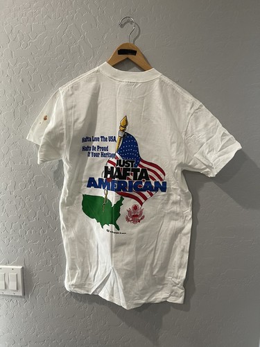 Vintage “Hafta Be An American” USA Proud SS Shirt Medium