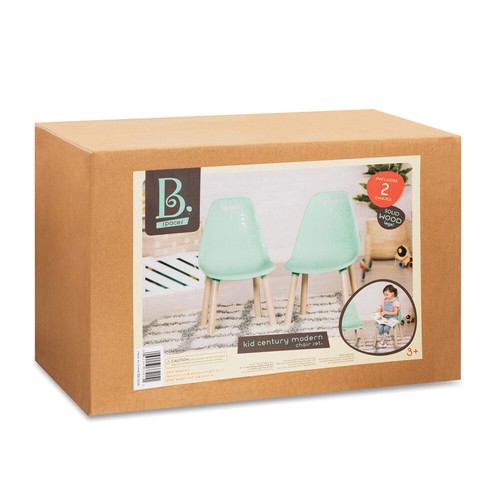 B. toys Set Tavolo e Sedie 2 Pezzi Mint Natural - Legno/Plastica per Bambini - Foto 12 di 24