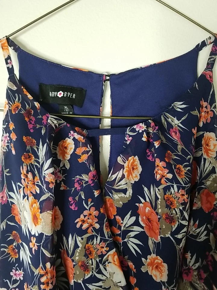 Amy Byer Teen Romper Sz 16 - Image 2 of 4