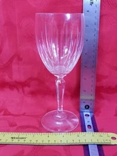 LENOX DECOR CUT CRYSTAL WATER GOBLET 8" Wine Glass