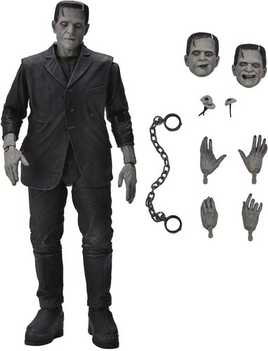 Universal Monsters NECA Frankenstein Actionfigur Ultimate B&W Version - Bild 2 von 3