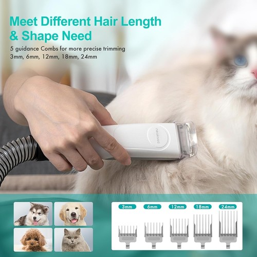Kit de aseo de mascotas neabot Neakasa P1 Pro aspiradora succión 99% pelo de mascotas caja abierta nuevo - Imagen 4 de 8